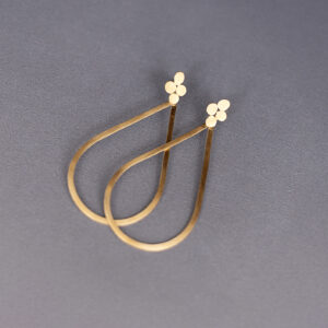 Brinco Gota de Ouro Grande